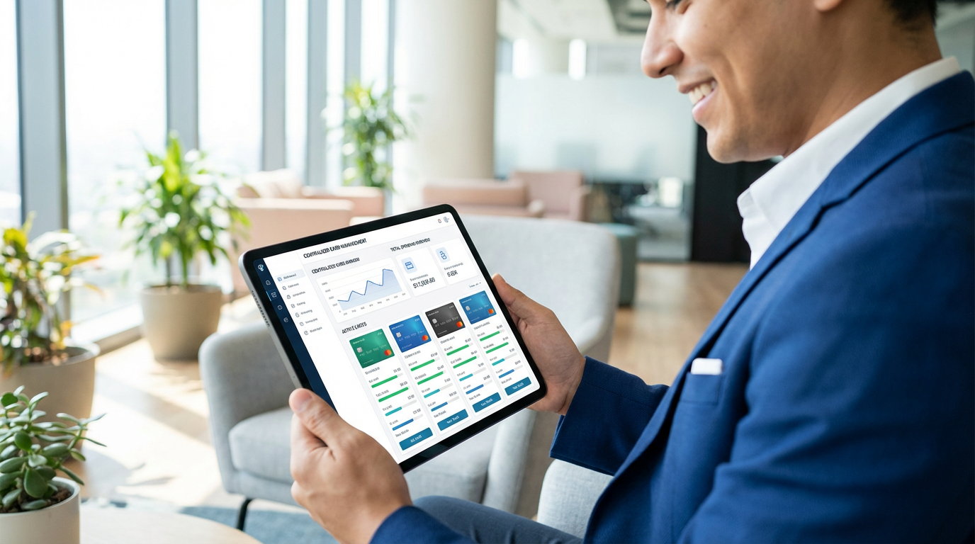 Zentrale Kontrolle über alle Firmenkreditkarten